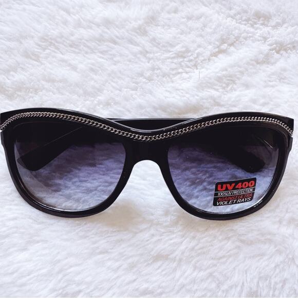 Stylens Accessories - Rina Black w/Silver Accent Sunglasses